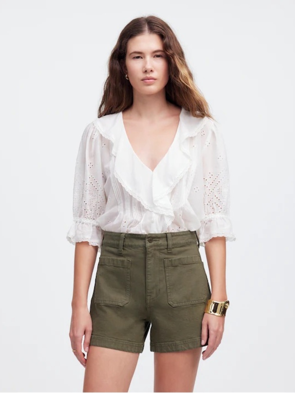 Madewell The Emmett Short in Garment-Dyed Patch Pocket 24